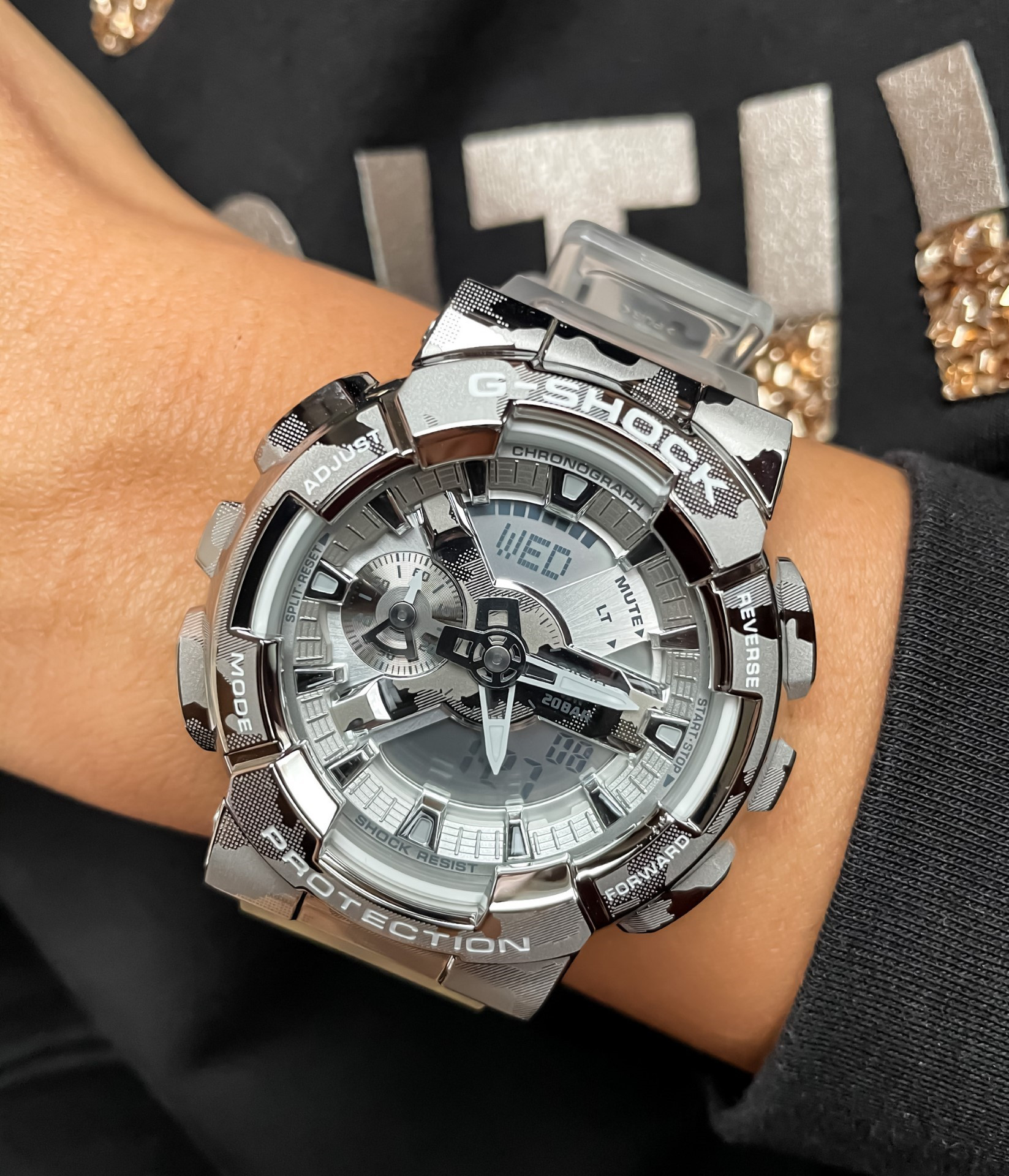 G-Shock+G-Steel+GM-110SCM-1AER+See+Thru+watch
